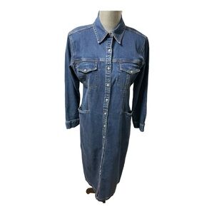 Vintage Chelsea Studio
Women's Denim Long Sleeve
Maxi Dress Size: 10